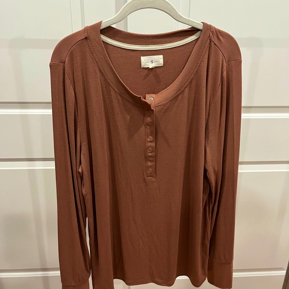 Lou & Grey long sleeve thermal tee